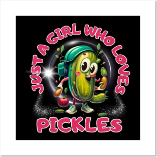 Pickle is just a girl who loves veggie pickles Posters and Art